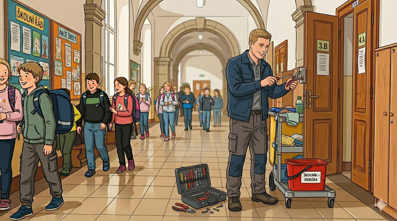 Hledáme do týmu nového školníka