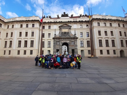Čtvrťáci se vypravili na Pražský hrad
