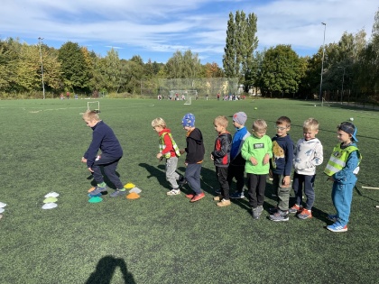 Prvňáčci sportovali na Spartě