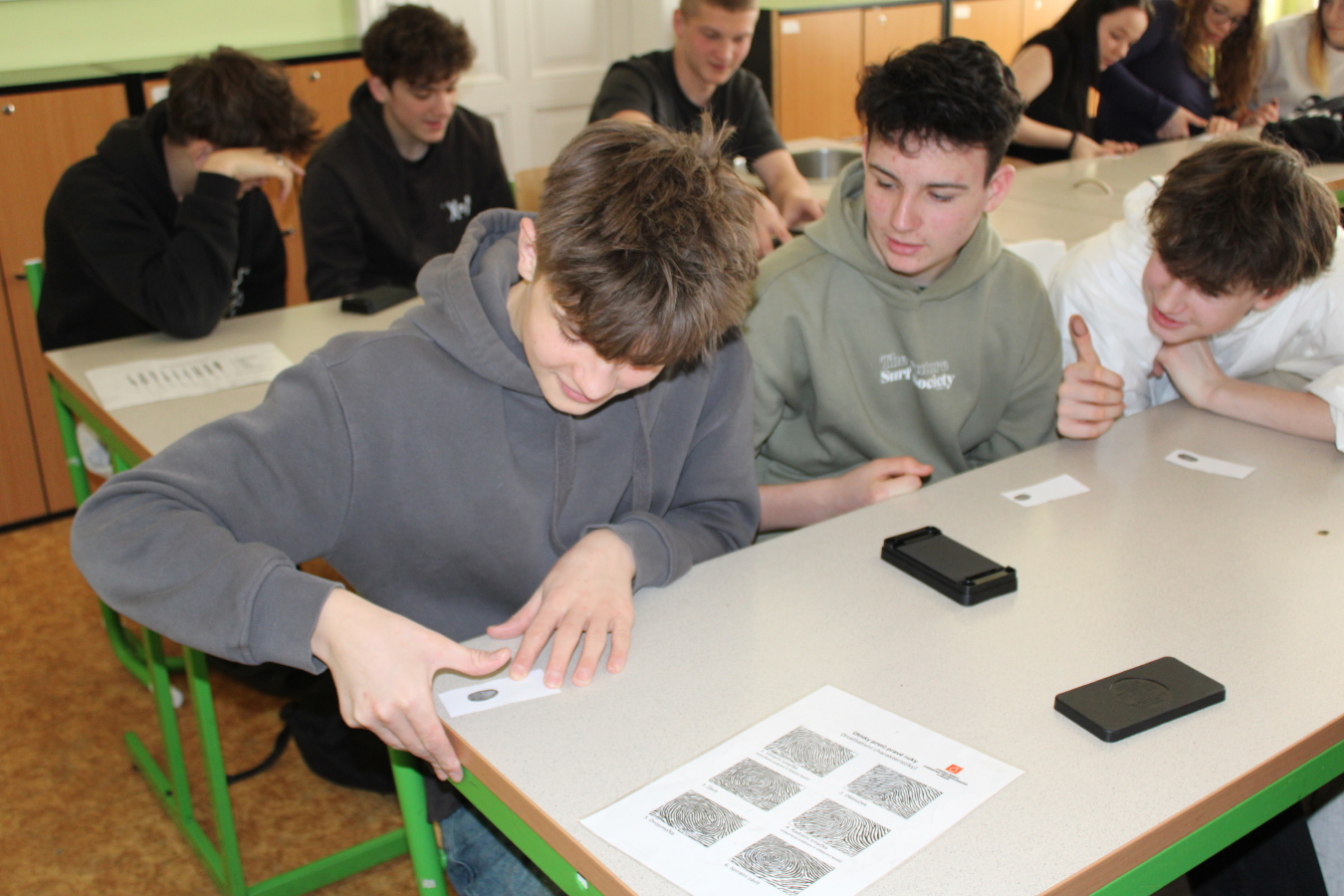 Hodina moderní chemie v 9. ročníku